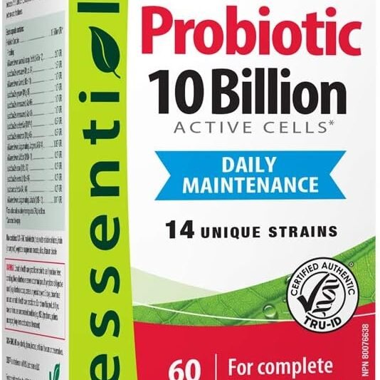 Jamieson Probiotic 10 Billion Active Cells, Gut Flora Support, for Complete Intestinal & Digestive Health. 14 Unique Strains to Improve Microbial Diversity, with Bifidobacterium and Lactobacillus, Non-GMO, Gluten-Free, 60 Vegetarian Capsules