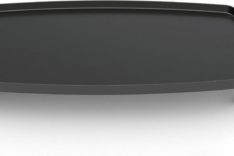 BLACK+DECKER Electric Griddle with Removable Temperature Probe, Indoor Grill, Pancake Griddle, Black, GD1810BC